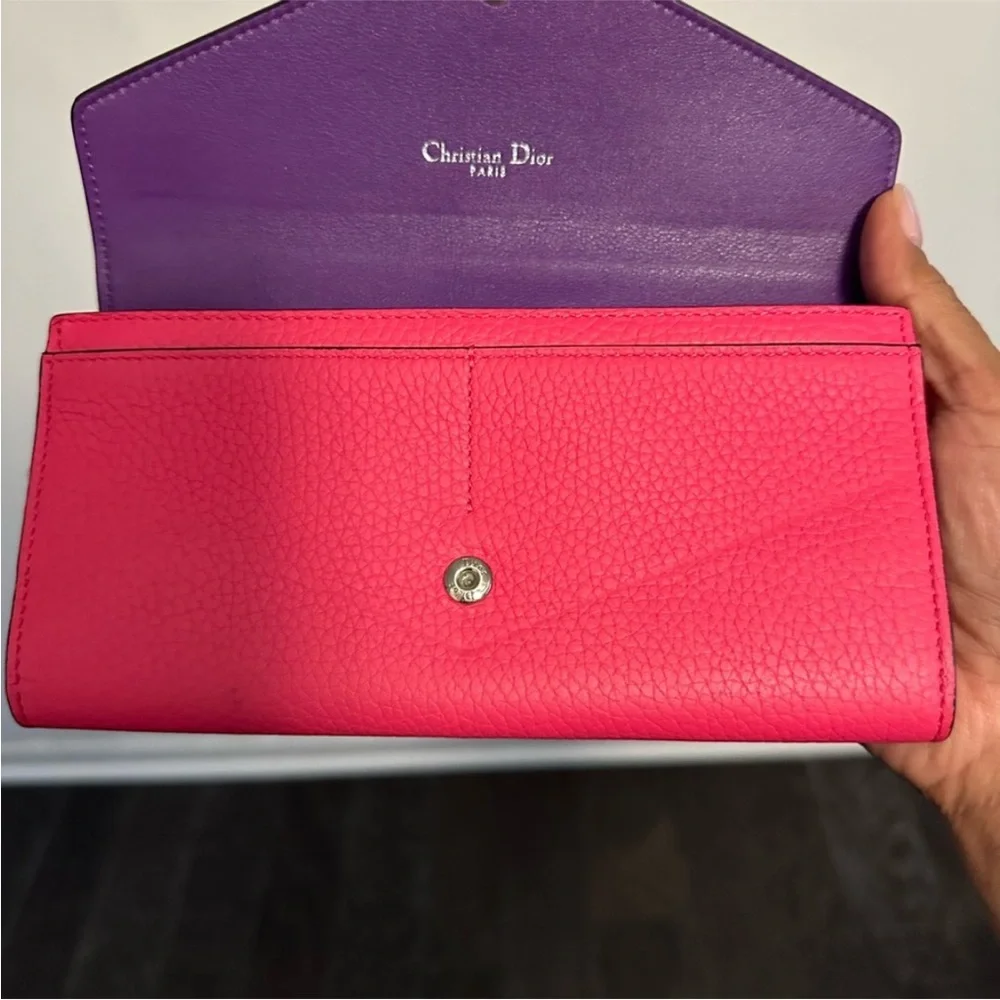 Dior Purple and Pink Women's Wallet - Picture 6 of 10